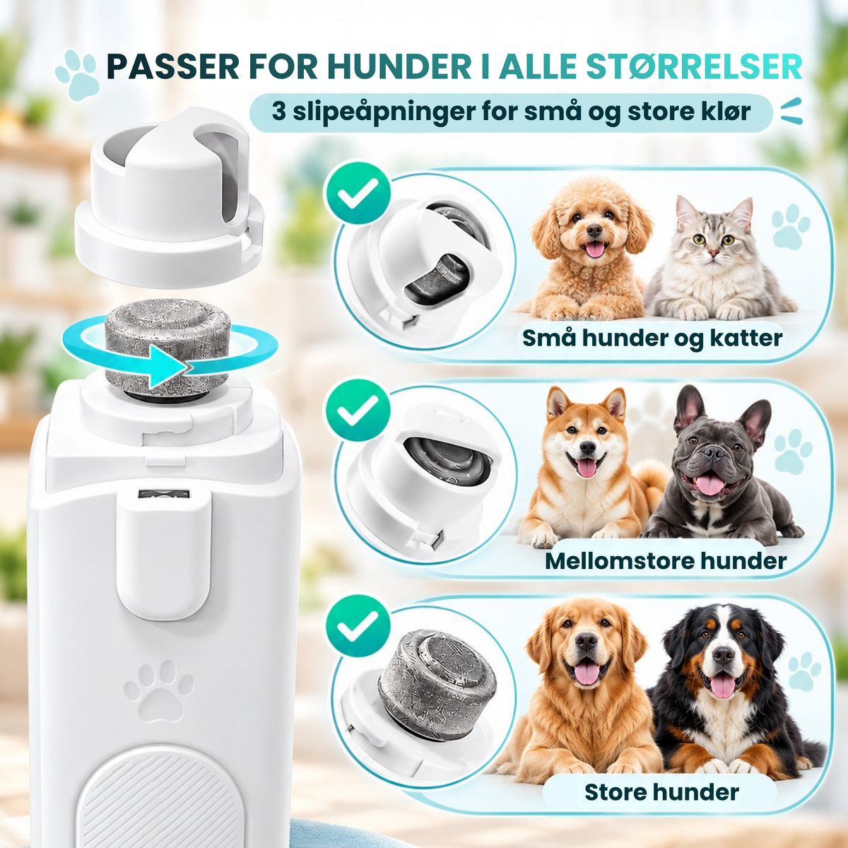 KloHelt | LED-klotrimmer for tryggere kloklipp hjemme