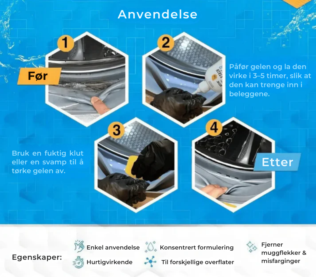 MoldStrike™ | Si farvel til mugg på minutter – raskt, enkelt og effektivt