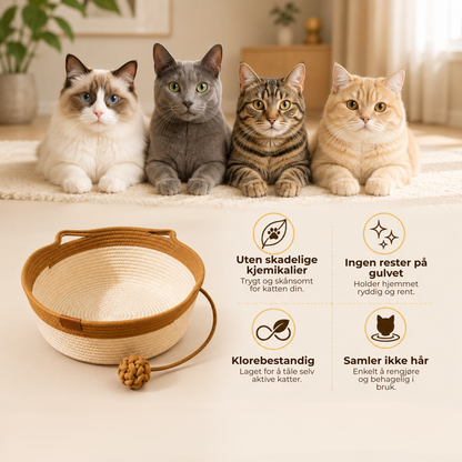 ScratchNest™ | Katteseng, kloreplass og lek i ett