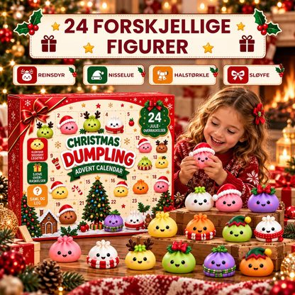 JuleDumplings™ | 24 dager. 24 myke overraskelser. Én ekstra koselig nedtelling til jul