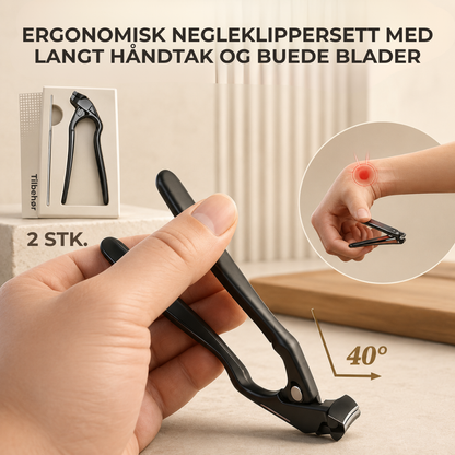 TåTrim™ | Ergonomisk buet negleklipper – for tykke negler, inngrodde negler og enkel klipping