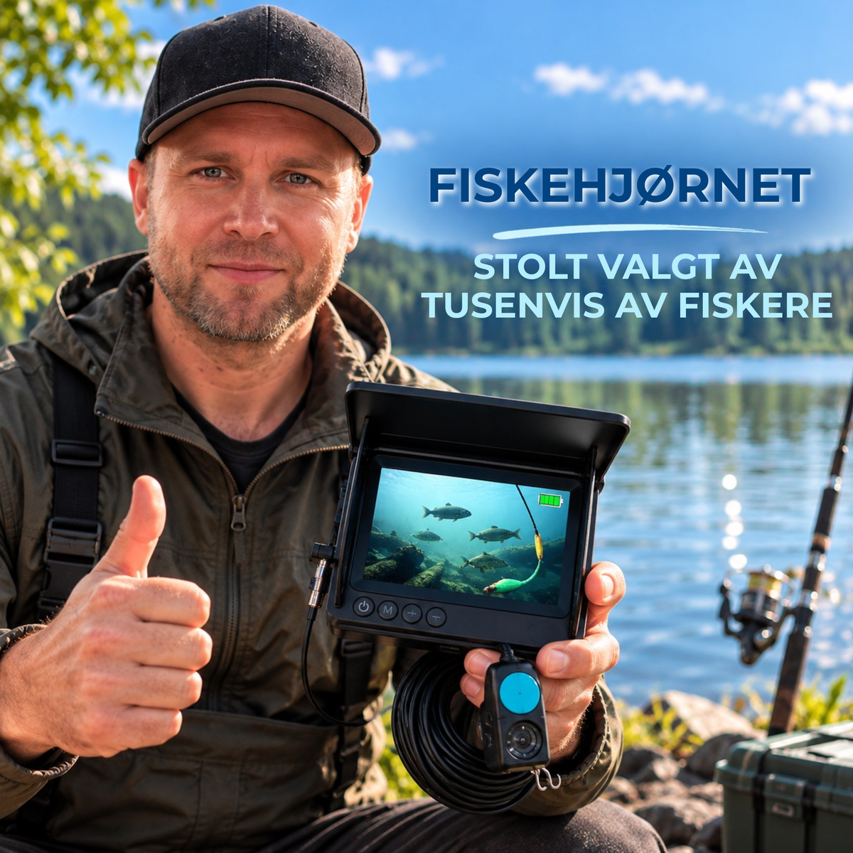 FiskeKamera™ | Se hva som skjuler seg under vann – før du kaster