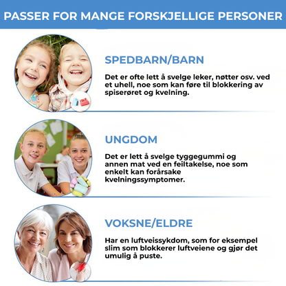 BreatheSafe™ | Gjenbrukbart nødutstyr for å åpne luftveiene