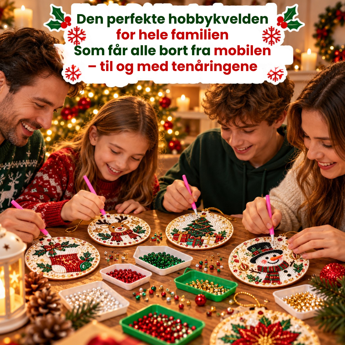 Julepynt med Diamanter™ | Lag julepynten selv – og gjør juletreet ekstra personlig