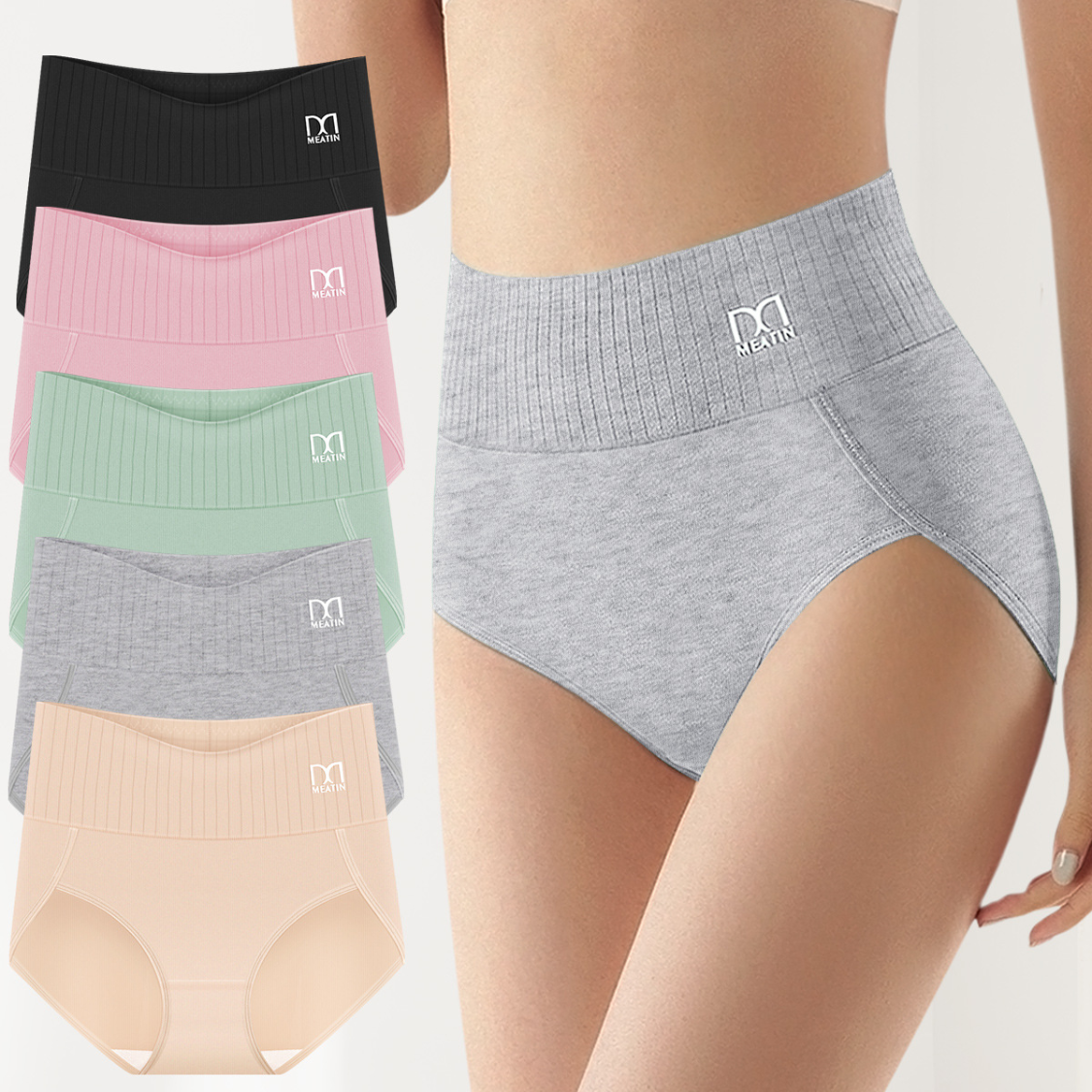 Comforta™ | 6-pakning truser og komfortable høyhalsede underbukser med magestøtte