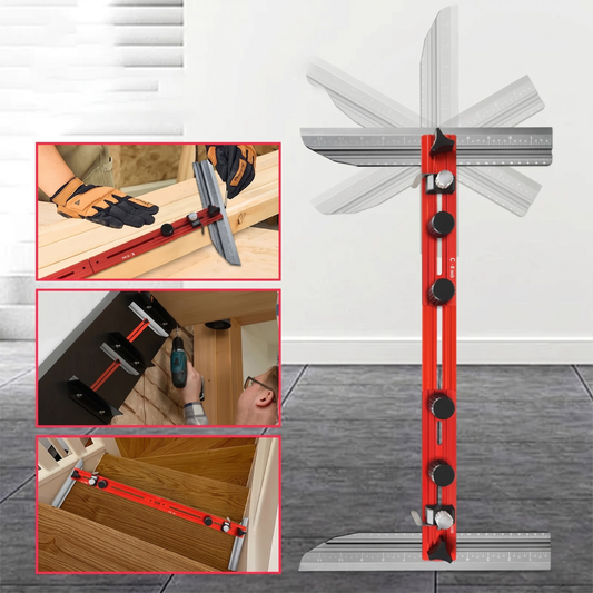 AngleStep™ | Justerbart trappetrinnsmalverktøy i aluminiumslegering