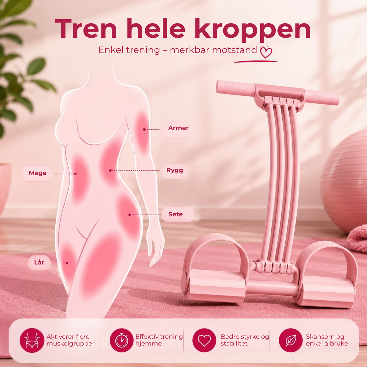 FormTrener™ | Multifunktionellt träningsband för hela kroppen