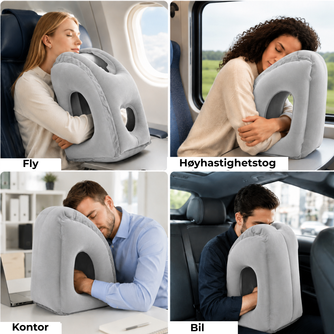 AirRest™ | Reiseputen som faktisk lar deg sove sittende