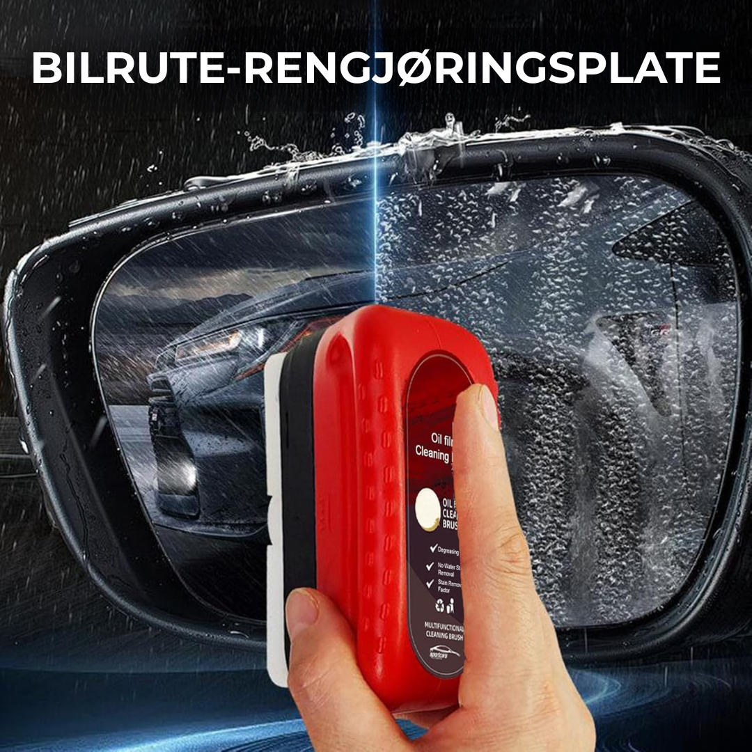 HydroGlass™ | Bilglass oljefilmbelegg-løsning og børste