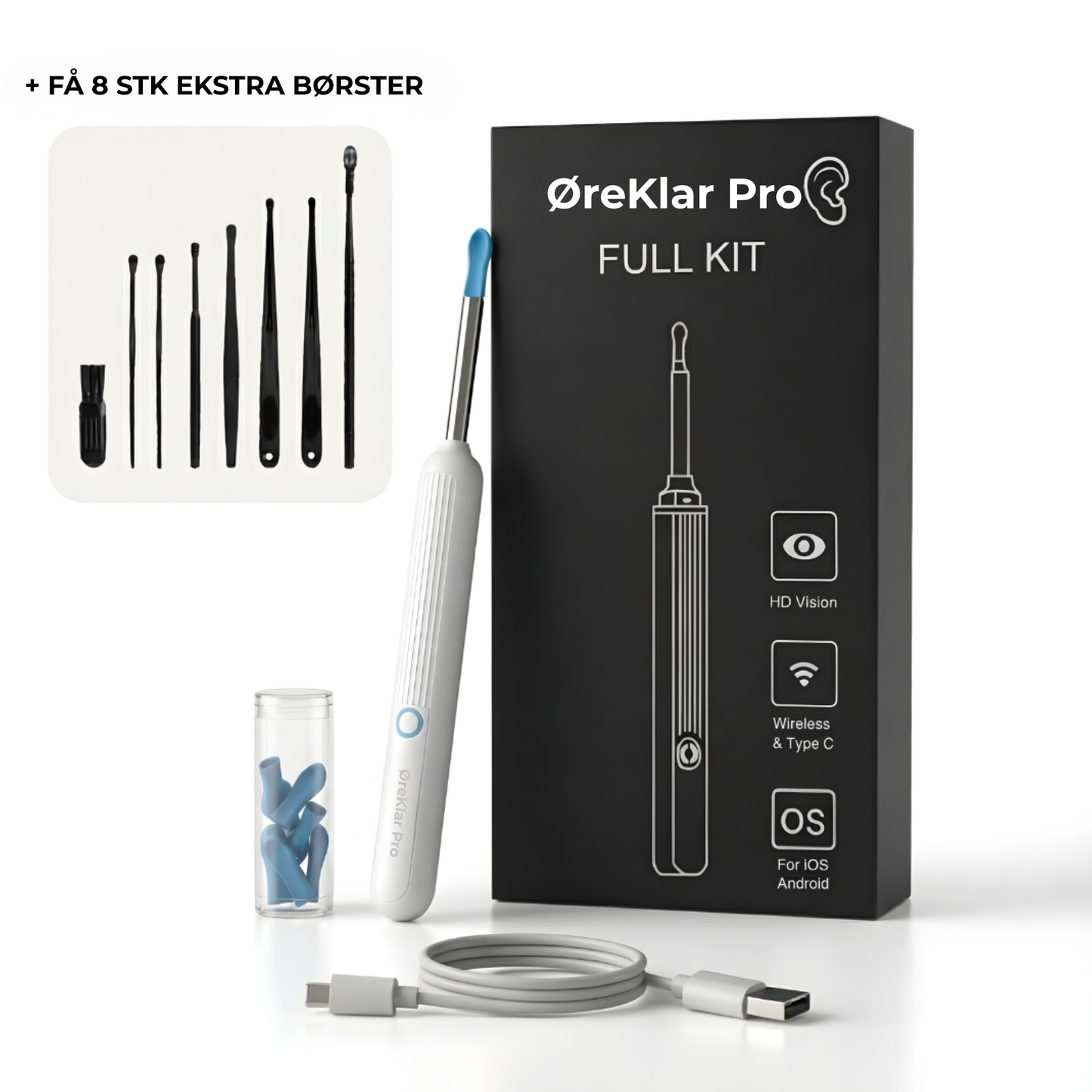 ØreKlar Pro | Smart ørerengjøring med avansert teknologi
