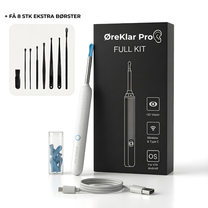 ØreKlar Pro | Smart ørerengjøring med avansert teknologi