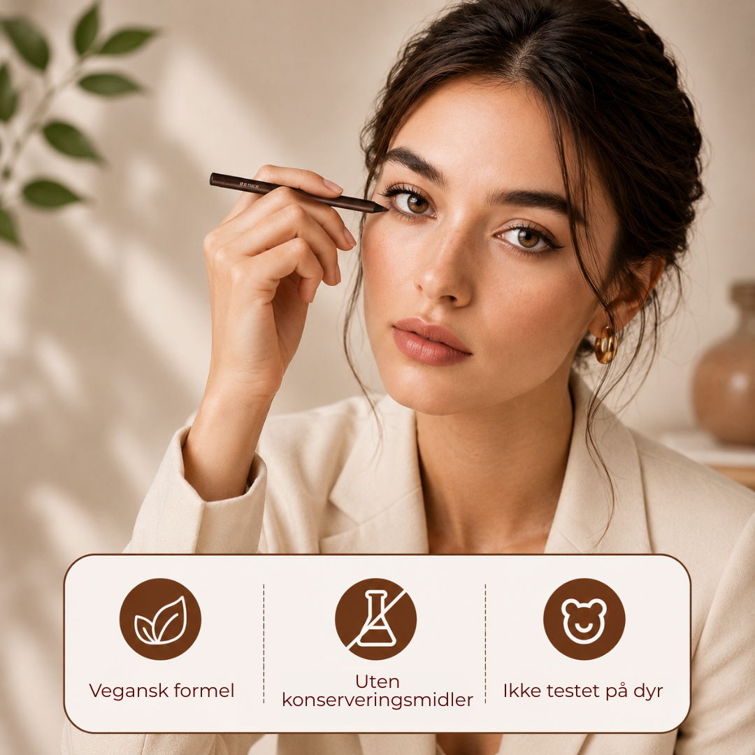 LineMuse™ | Slutt å rette på eyelineren. Påfør én gang. Ser bra ut hele dagen.