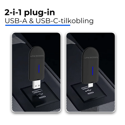 AutoLink Pro™ | Trådløs CarPlay & Android Auto Adapter for iPhone & Android
