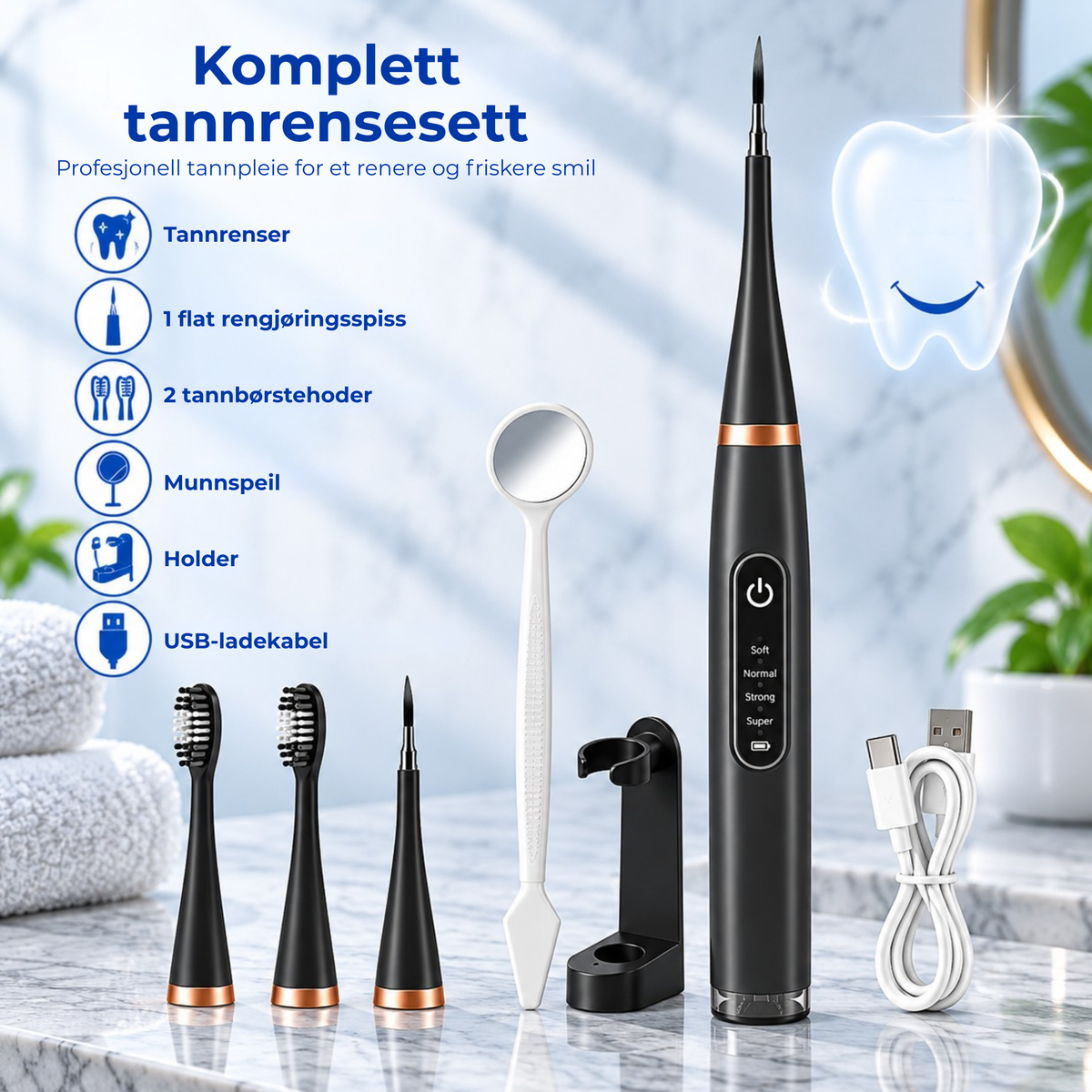 CleanTooth Tool™ | Målrettet rengjøring der tannbørsten ikke kommer til