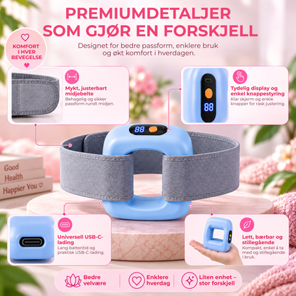 PulseBelt™ | Målrettet vibrasjonsmassasje når kroppen føles stram