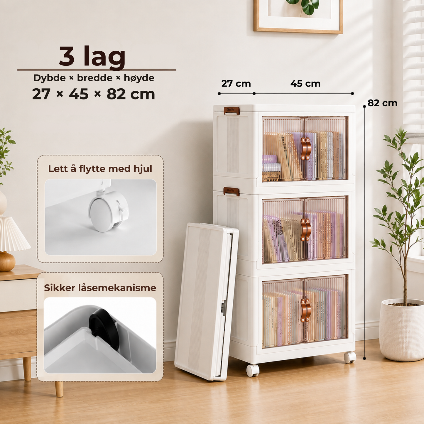 StackEase™ | Stablebar oppbevaring med enkel tilgang