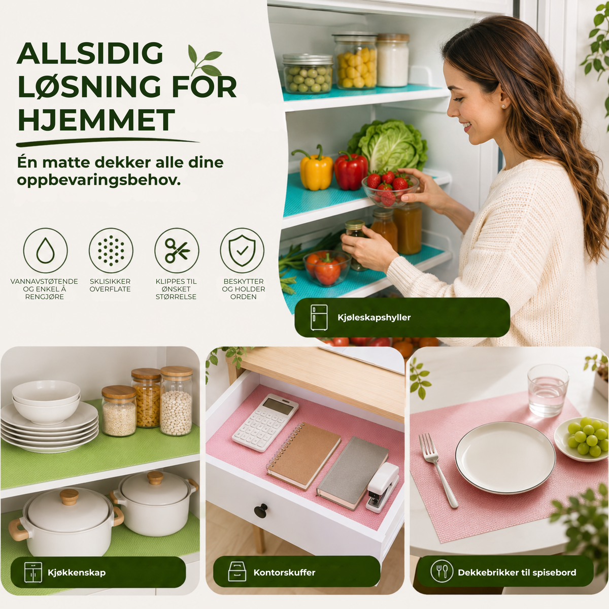 ShelfLayer™ | Mindre søl, enklere rengjøring