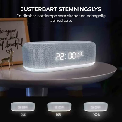 LadeHub™ | 6-i-1 Multifunksjonell Trådløs Ladestasjon – Alt-i-ett-komfort for nattbordet