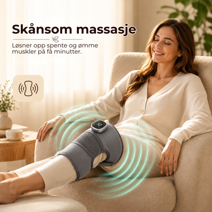KneePulse™ | Lindrer stive og slitne knær hjemme