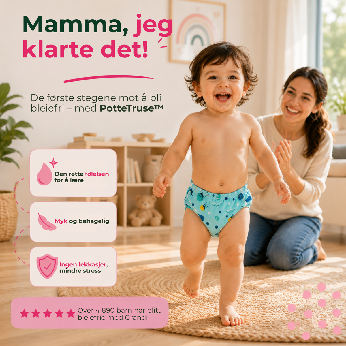 PotteTruse™ | Gjør pottetreningen enklere