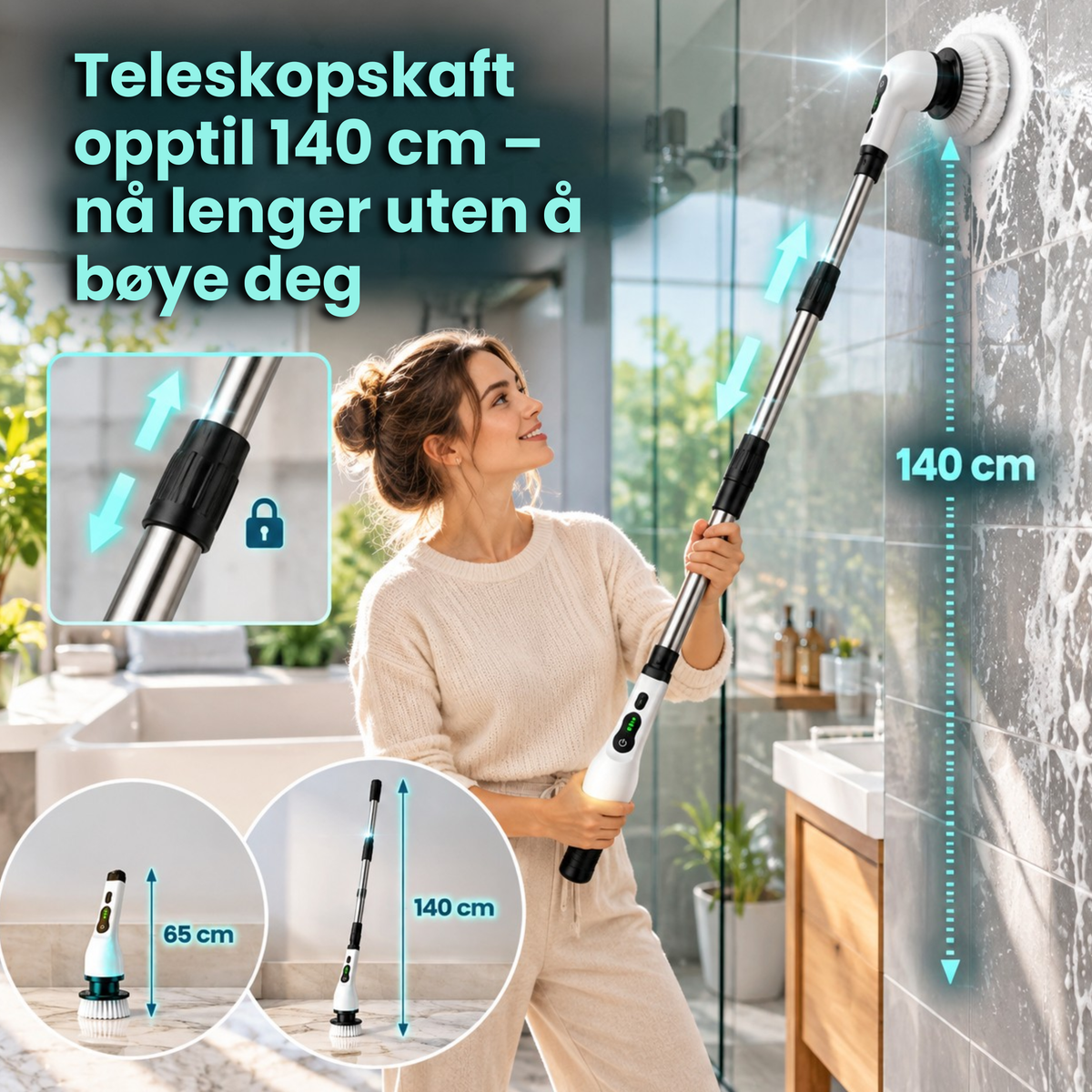 Svirro™ | Trådløs Roterende Rengjøringsbørste