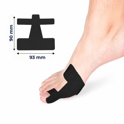 AlignTape™ | Ferdigklippet elastisk kinesiologitape for støtte ved hallux valgus