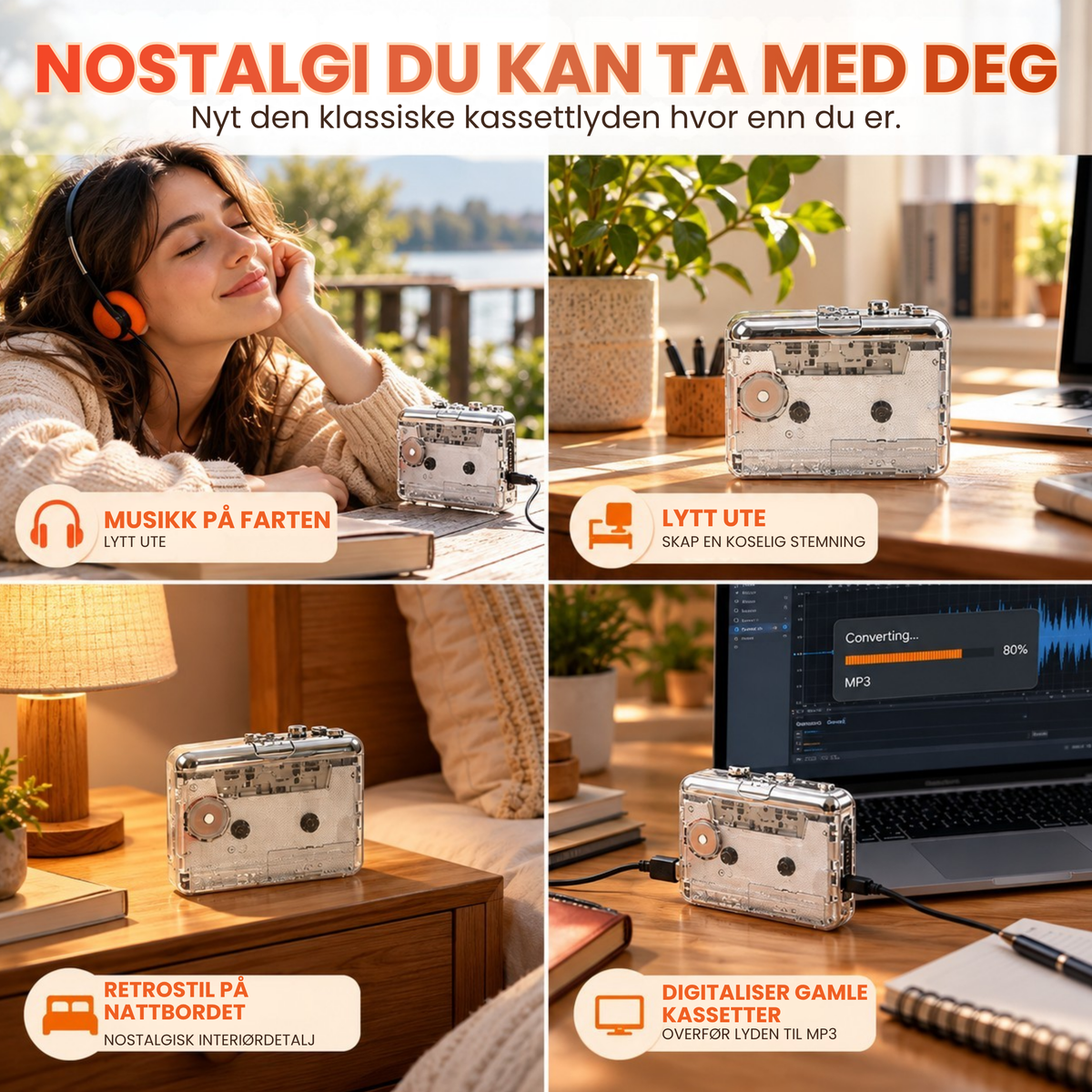 SpolTilbake | Spill av og digitaliser gamle kassetter