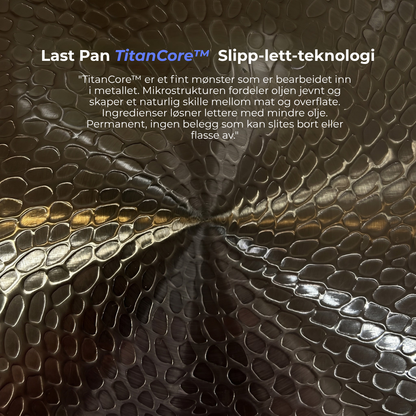 TitanCore™ | Stekepanne i titan (PFAS-fri)