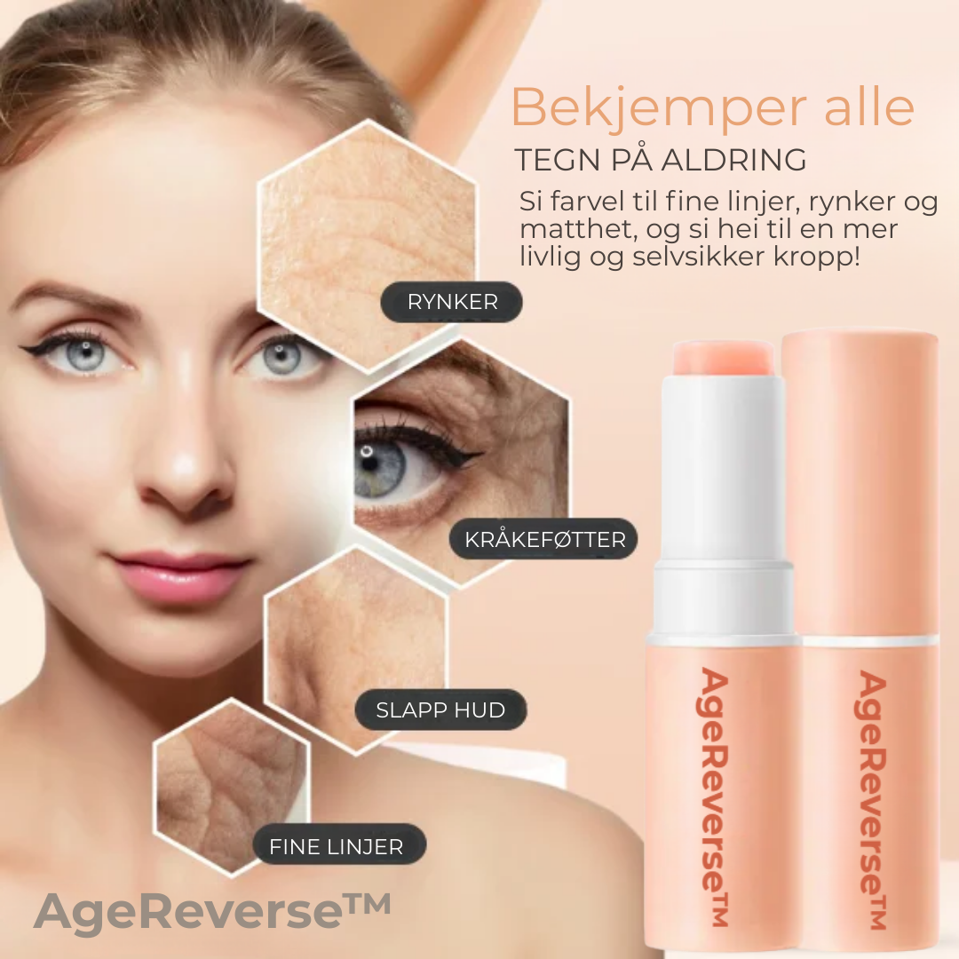 AgeReverse™ | Bli kvitt rynker umiddelbart!