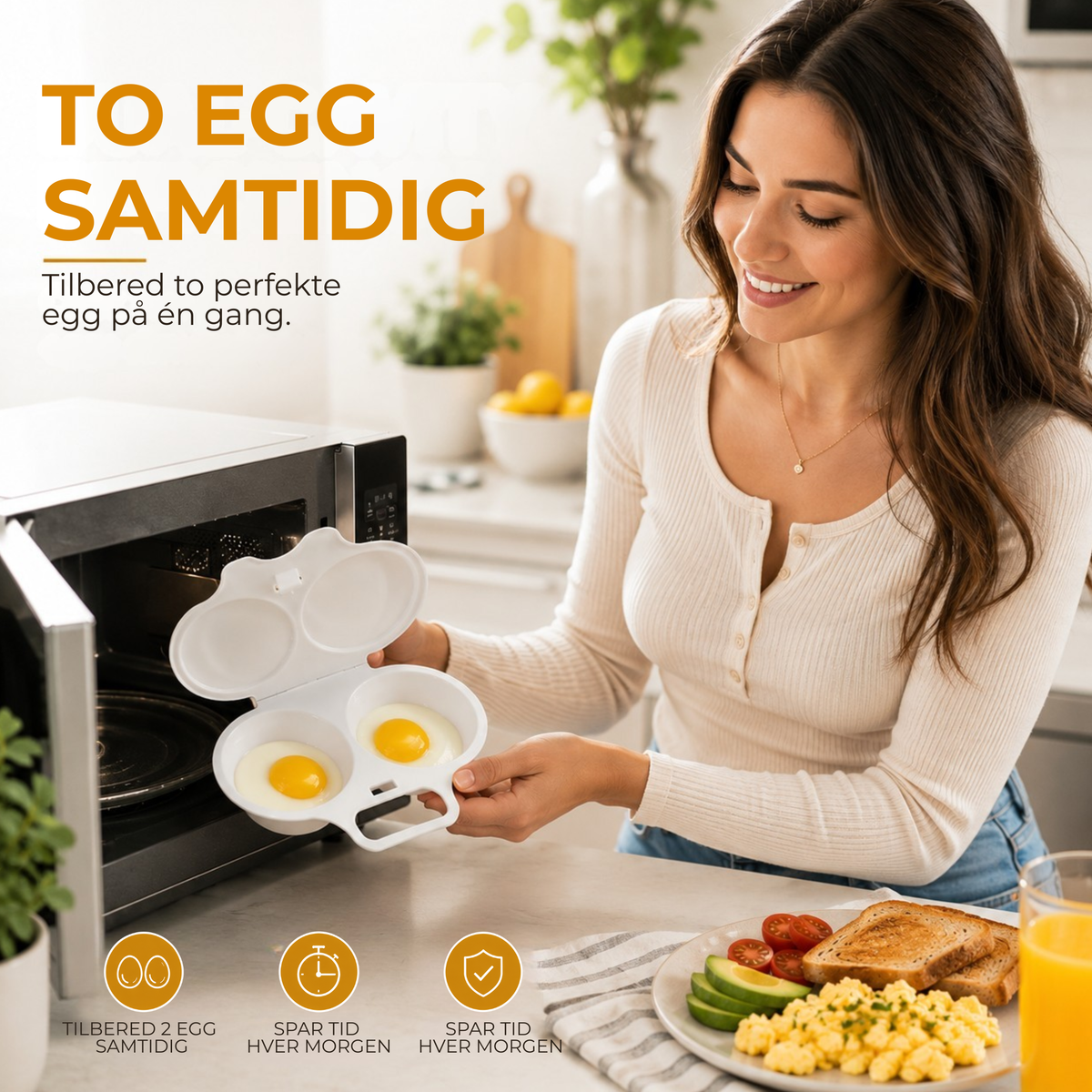 EggPod™ | Raske egg uten stekepanne