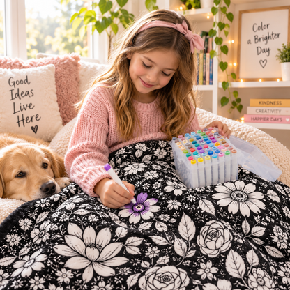 DrawBlanket™ | Mindre skjermtid, mer kreativ familietid