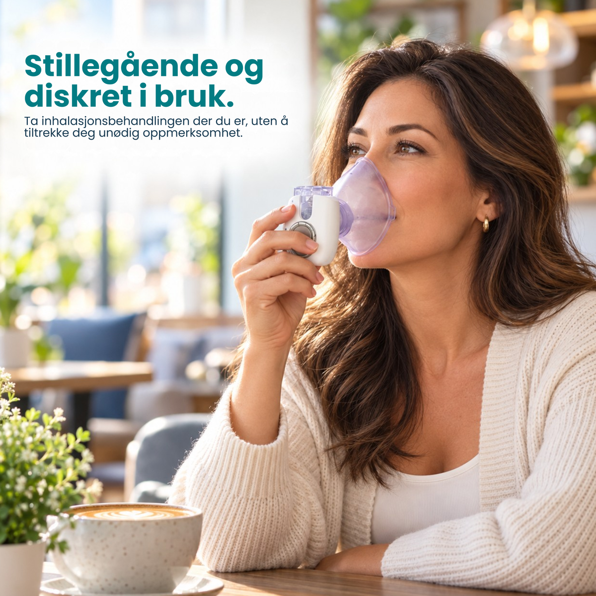 PustFri™ | Stillegående og bærbar forstøver for hele familien