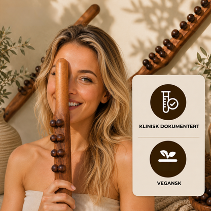 WoodRoll™ | Gua Sha-massasjerulle i tre