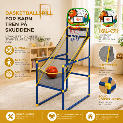 HoopBuddy™ | Basketballkurven som holder leken i gang