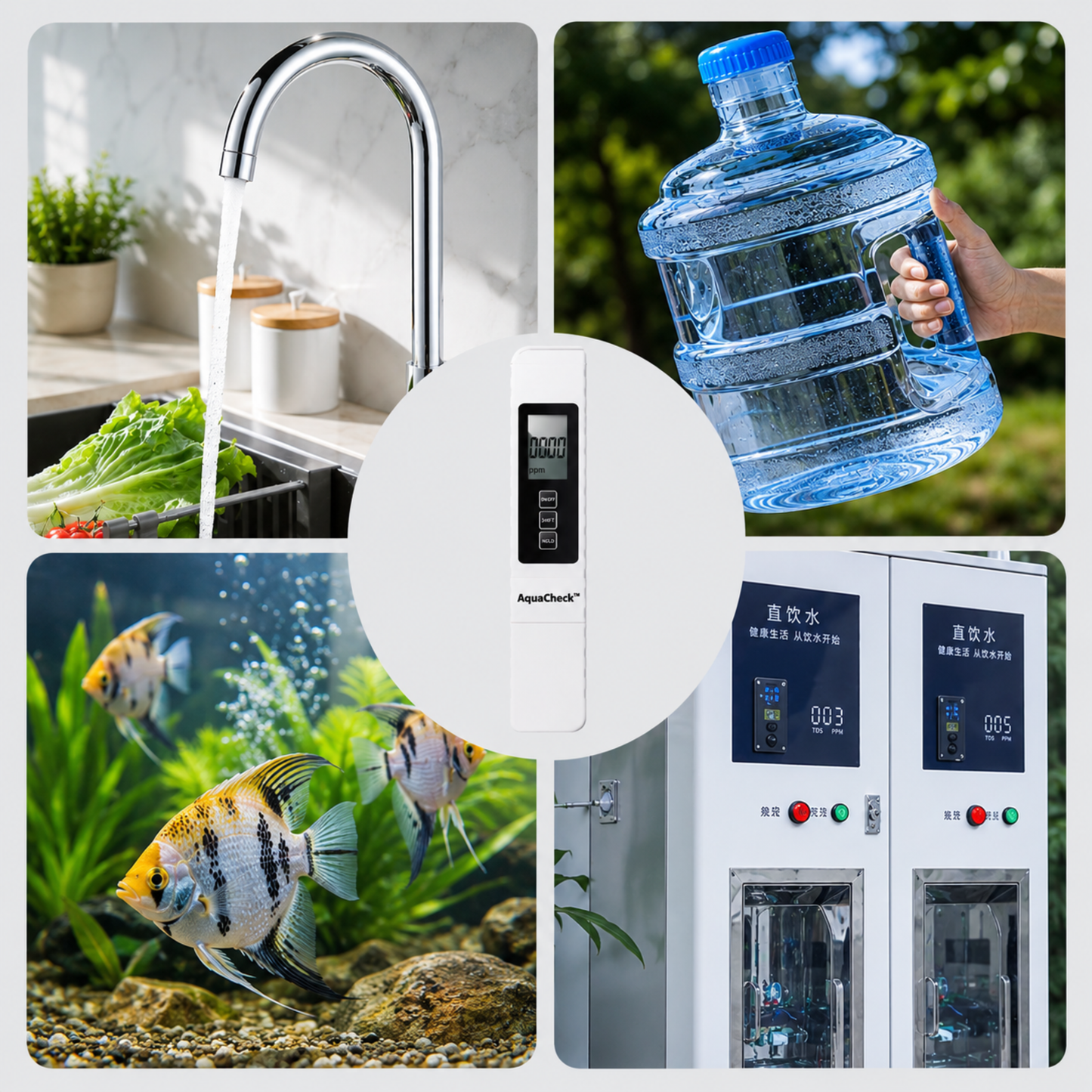 AquaCheck™ |  Mål vannkvaliteten på sekunder