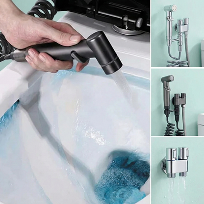 PureSpray™ Bidetsett | Premium Justerbart Høytrykks Bidetsett