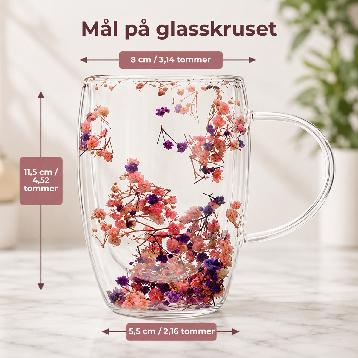 BloomGlass™ | Vakre glass som holder varmen – ikke hånden