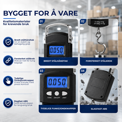WeighGo™ | Bærbar elektronisk hengevekt
