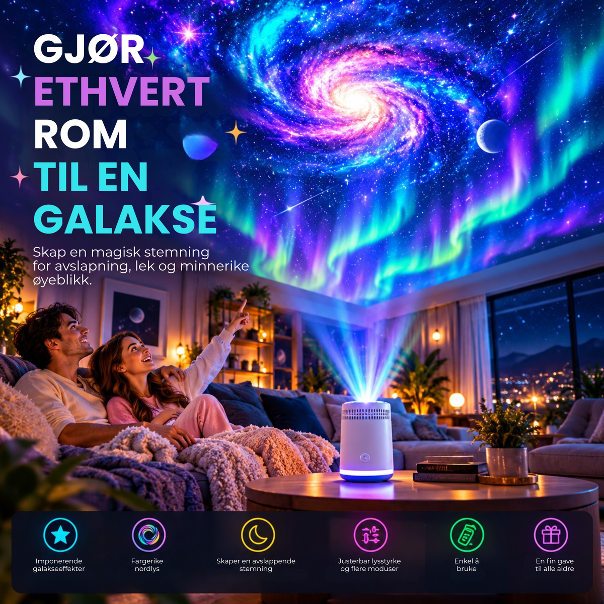 Celestia™ | Gjør taket til en magisk stjernehimmel