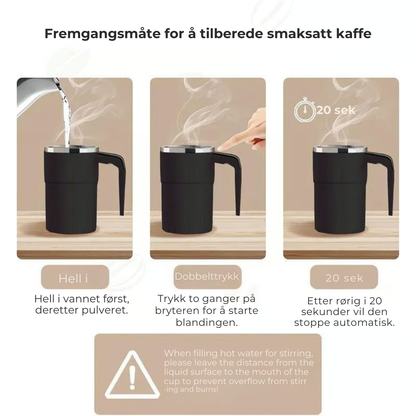 RørSmart™ | Selvrørende kopp med temperaturvisning (380 ml)