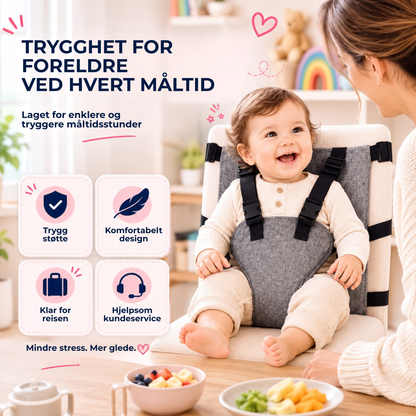 SeatGuard™ | Draagbare veiligheidsgordel voor kinderstoelen