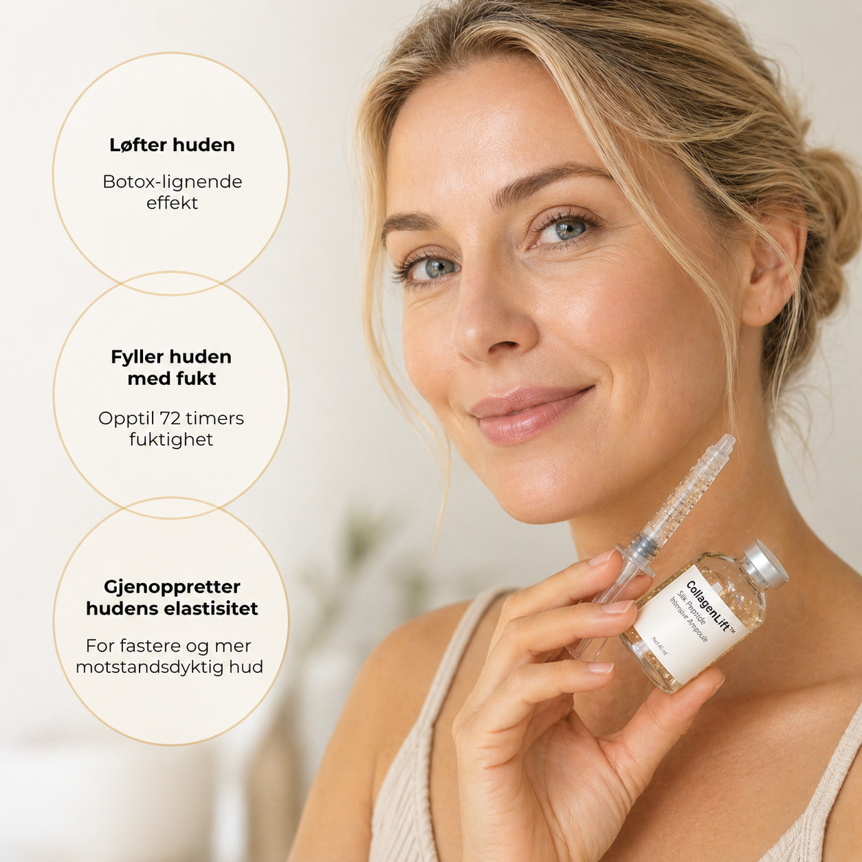 CollagenLift™ | Dyp Kollagen Peptid Serum