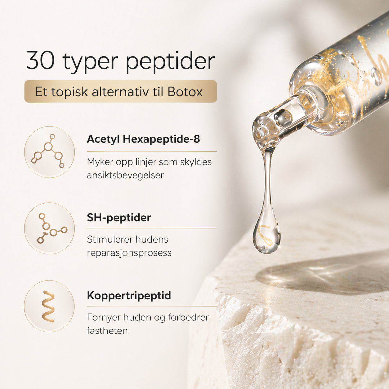 CollagenLift™ | Dyp Kollagen Peptid Serum
