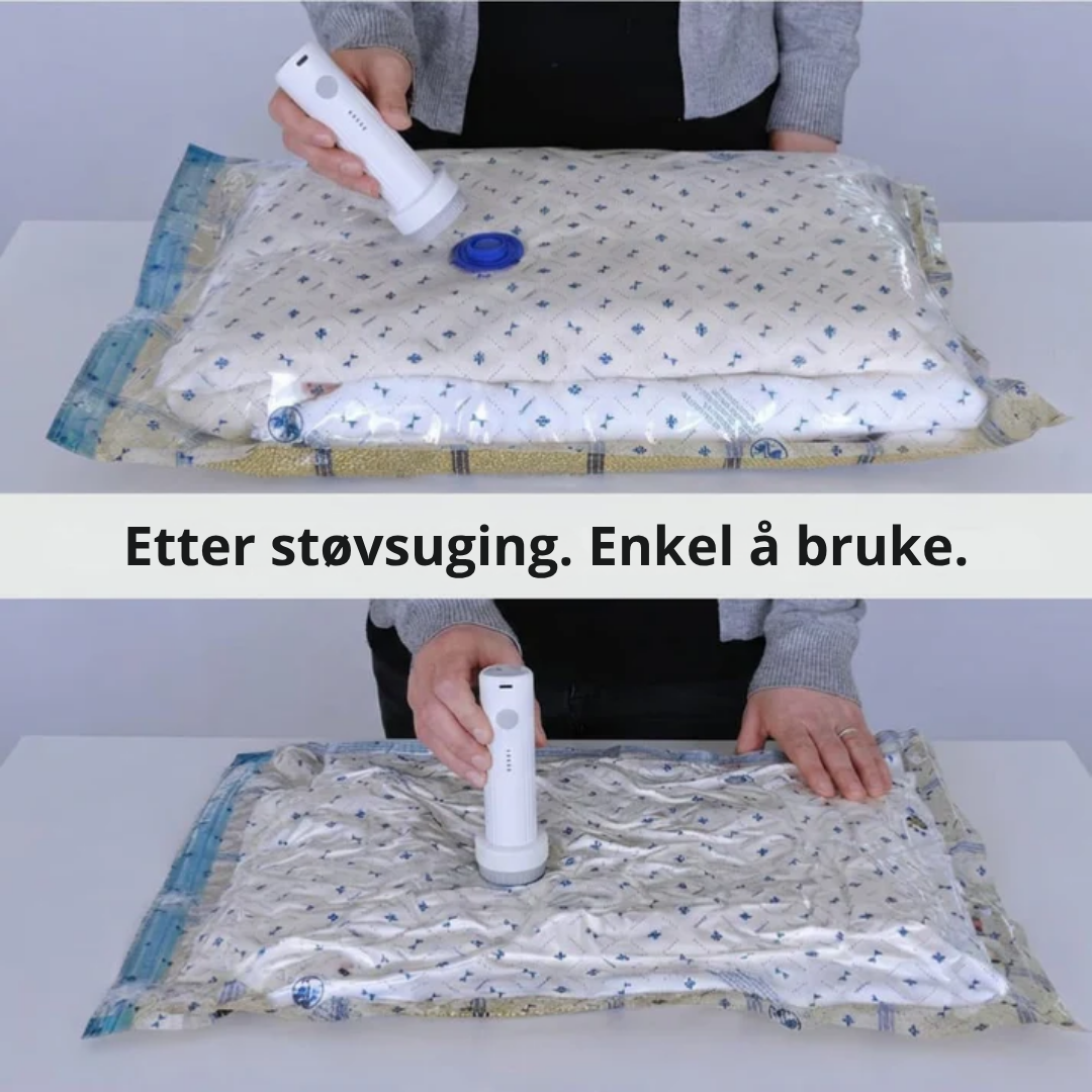 VacuPack™ | Pakk smartere og få plass til mye mer