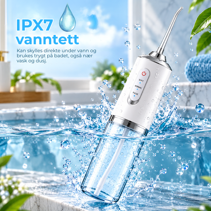 AquaFloss™ | Renere mellom tennene – uten styret med tanntråd