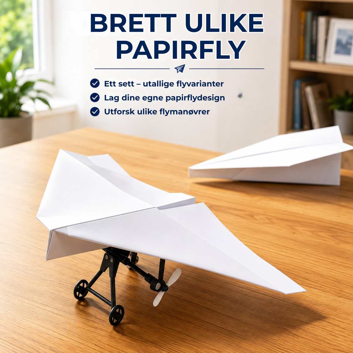 AeroFold™ | Gjør papirflyet fjernstyrt