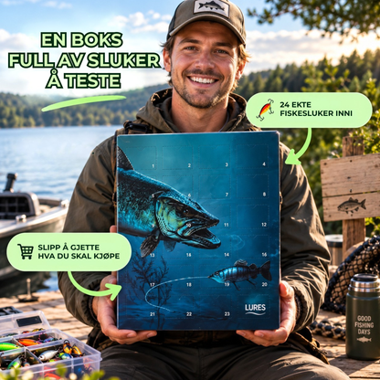 FiskeGavekalender™ | 24 overraskelser for den som elsker å fiske