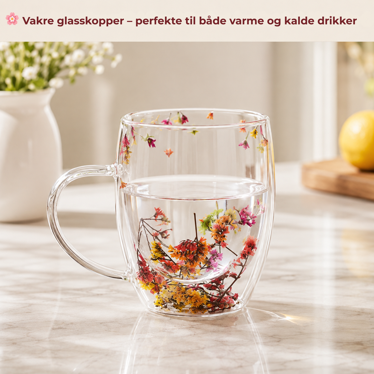 BloomGlass™ | Vakre glass som holder varmen – ikke hånden