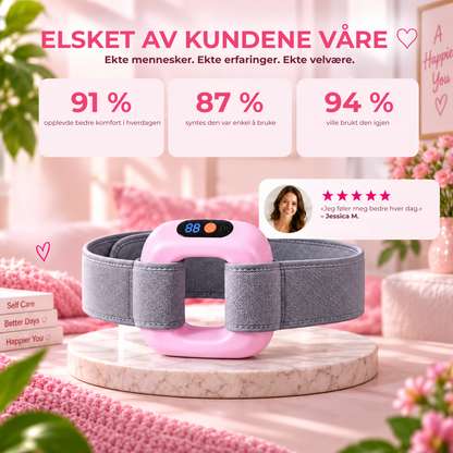 PulseBelt™ | Målrettet vibrasjonsmassasje når kroppen føles stram