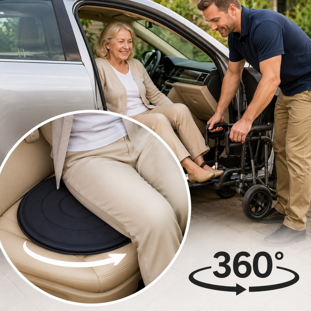 TurnEase™ | 360° Dreiepute for Enklere Inn- og Utstigning